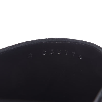 Chanel Fabric Velvet Cap Toe Mules 36 Black 8 of 9