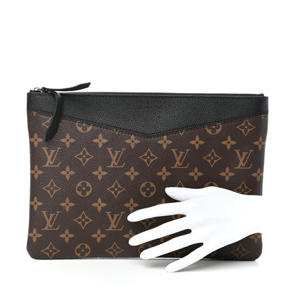 Louis Vuitton Monogram Daily Pouch Black 2 of 8