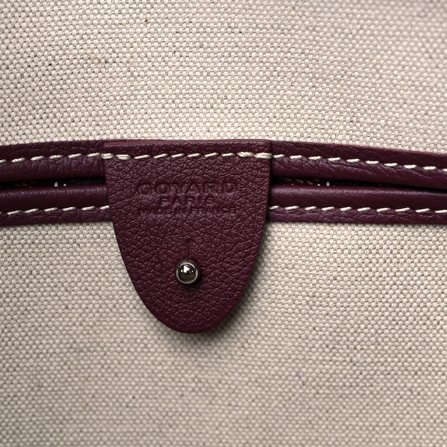 Goyardine Artois PM Burgundy