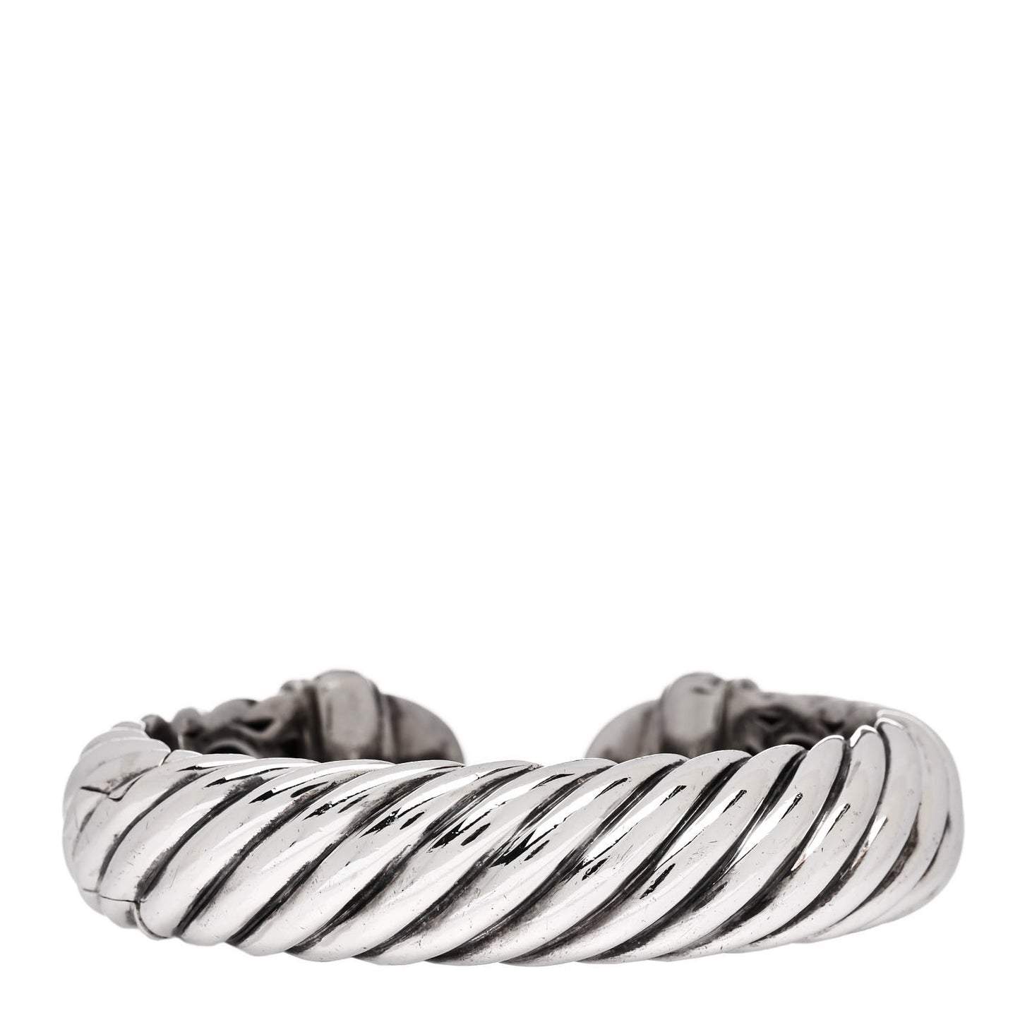 Sterling Silver Diamond 15mm Waverly Hinge Bracelet