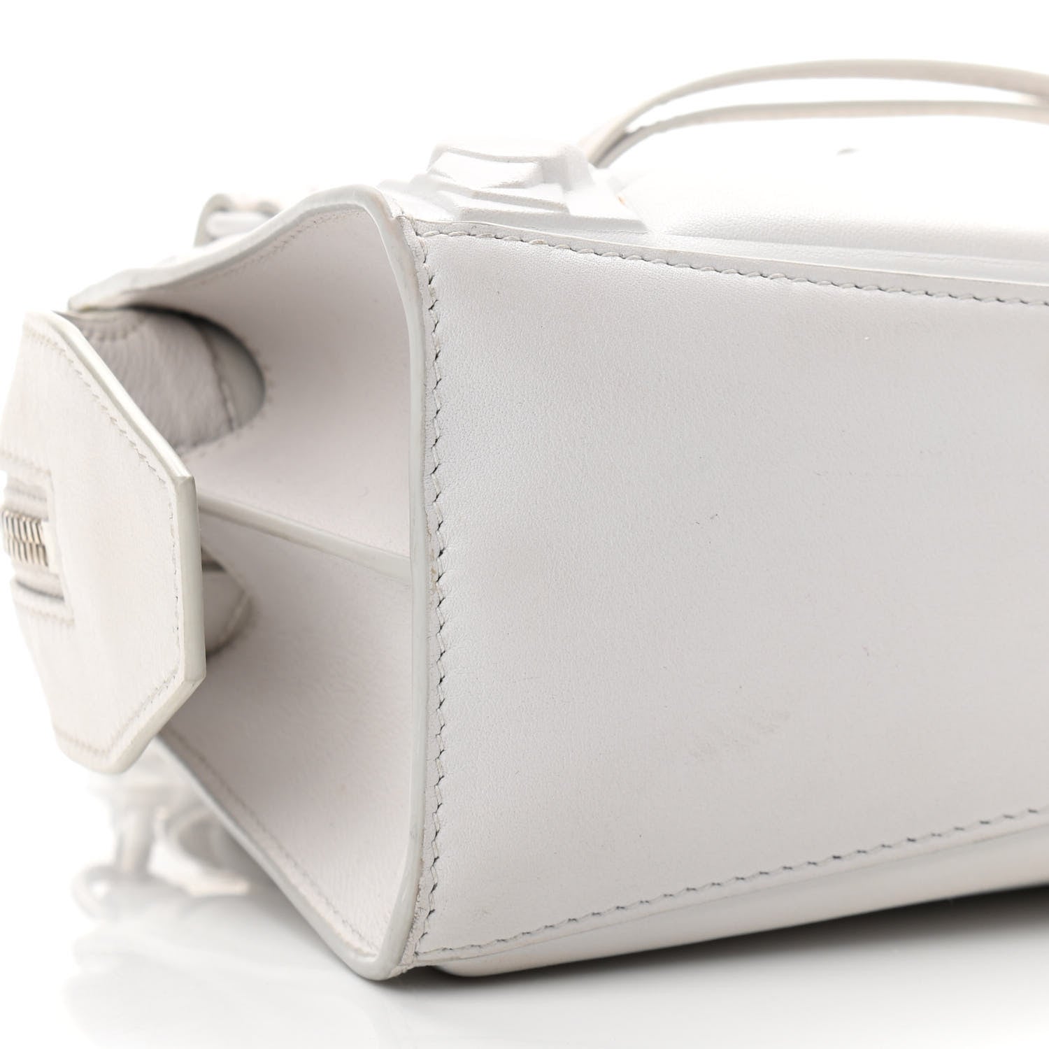 Balenciaga Cake Calfskin Tonal Hardware Mini Neo Classic City White 10 of 16