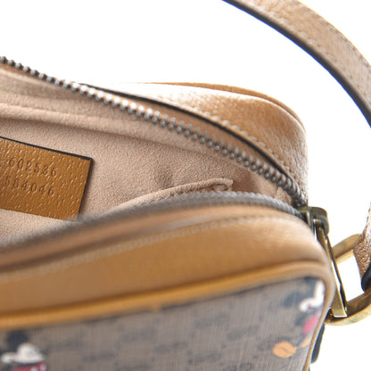 Gucci X DISNEY Mini Vintage GG Supreme Monogram Mickey Mouse Shoulder Bag Beige Vintage Sun Oil 16 of 21