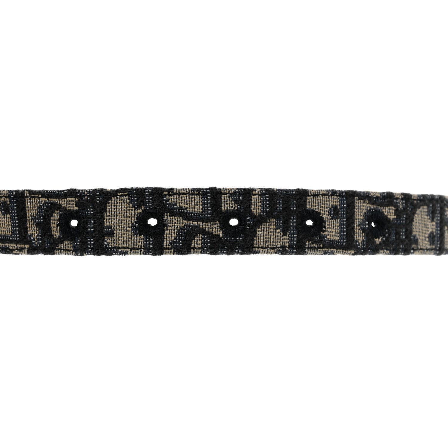 Christian Dior Oblique 30 Montaigne 35mm Belt 85/34 Blue 4 of 6