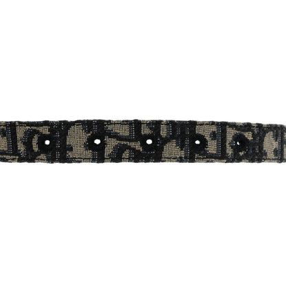 Christian Dior Oblique 30 Montaigne 35mm Belt 85/34 Blue 4 of 6