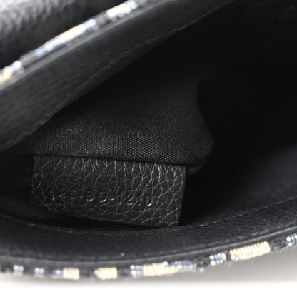 Christian Dior Oblique Saddle Messenger Pouch Beige Black 7 of 10