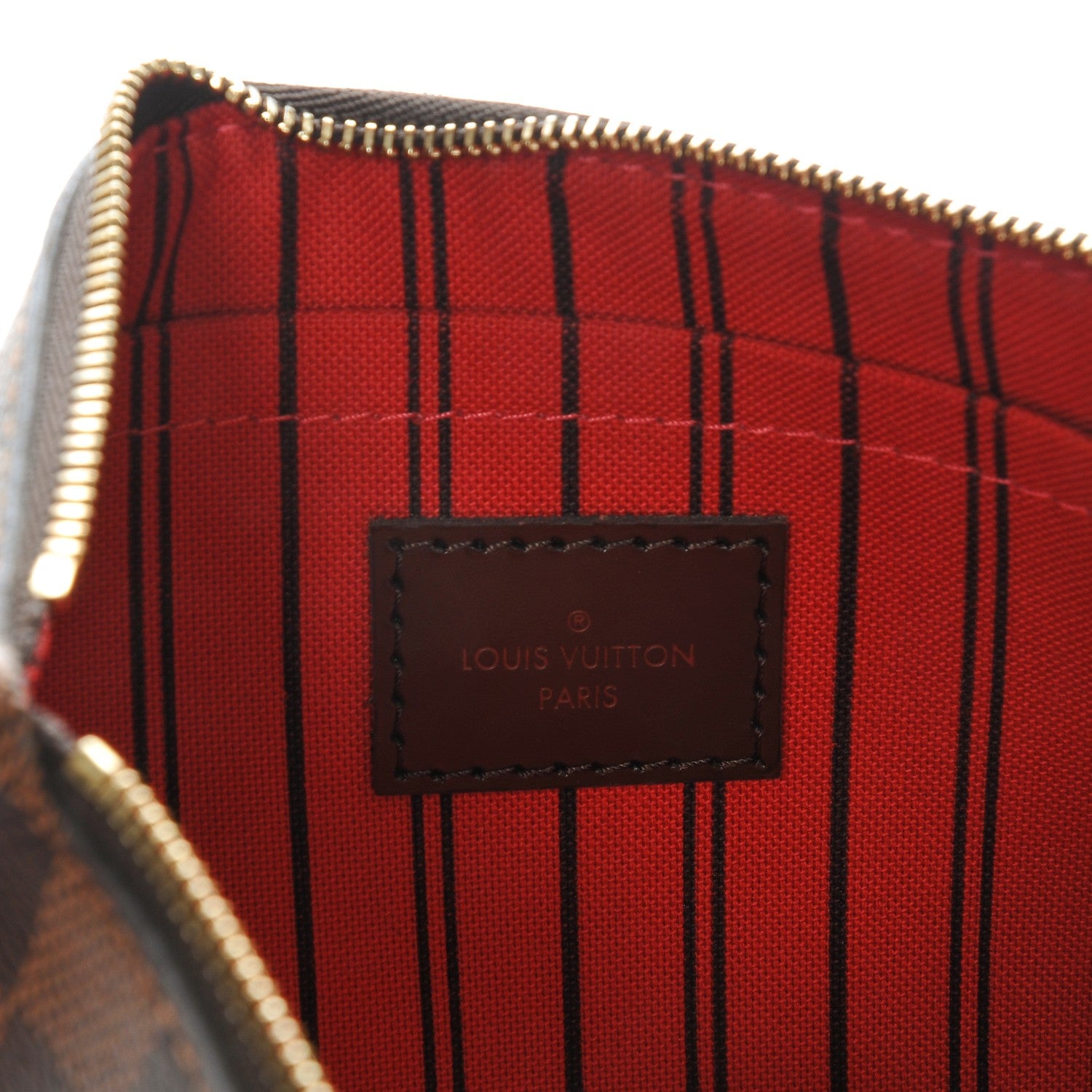 Louis Vuitton Damier Ebene Neverfull MM GM Pochette 6 of 8