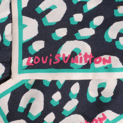 Louis Vuitton Silk Leopard Bandeau Blue Infini 4 of 5
