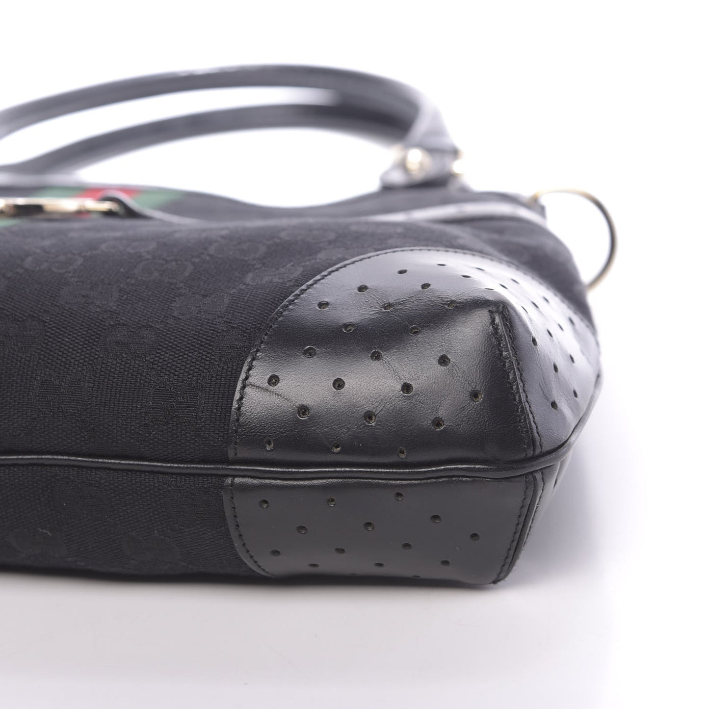 Monogram Web Reins Shoulder Bag Black