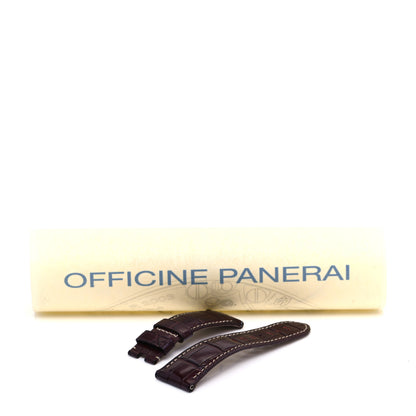 Panerai 18K Rose Gold Alligator 45mm Radiomir 10 Days GMT Automatic Watch Black PAM00273 6 of 7