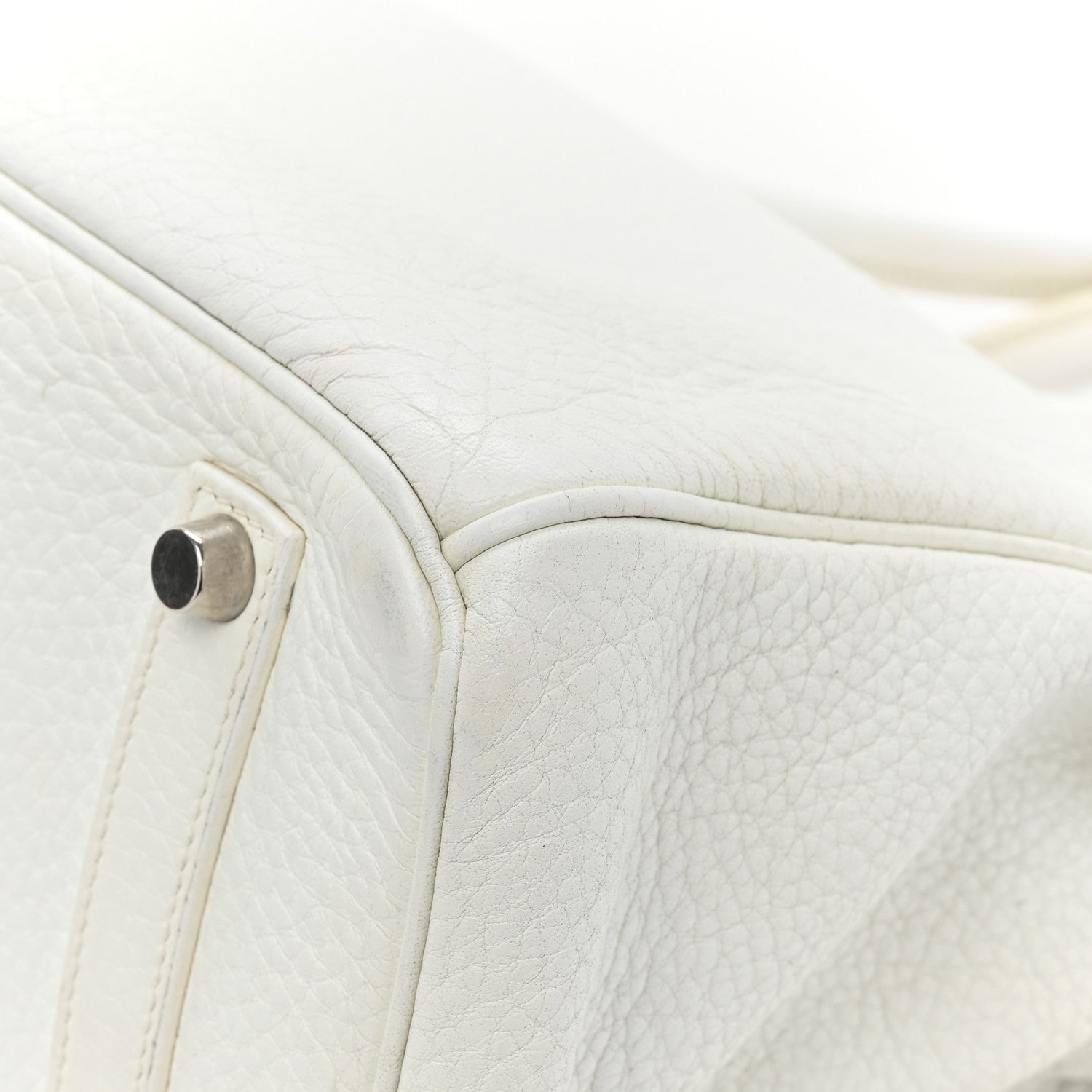 Hermes Taurillon Clemence BIRKIN 35 White 18 of 18