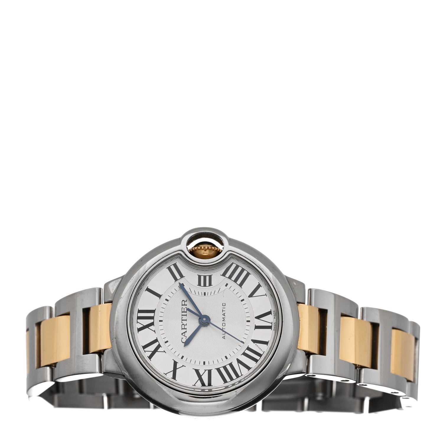 Cartier Stainless Steel 18K Yellow Gold 33mm Ballon Bleu De Cartier Automatic Watch 2 of 5