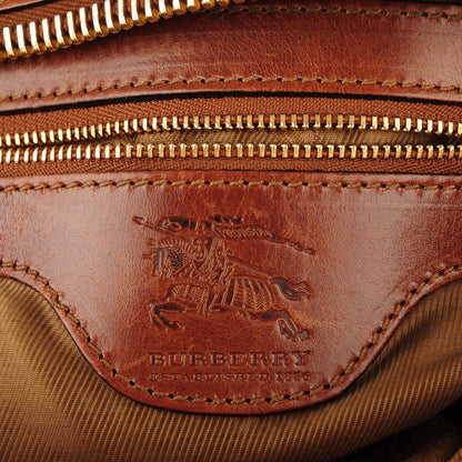 Burberry Prorsum Calfskin Studded Knight Tote Brown 6 of 9