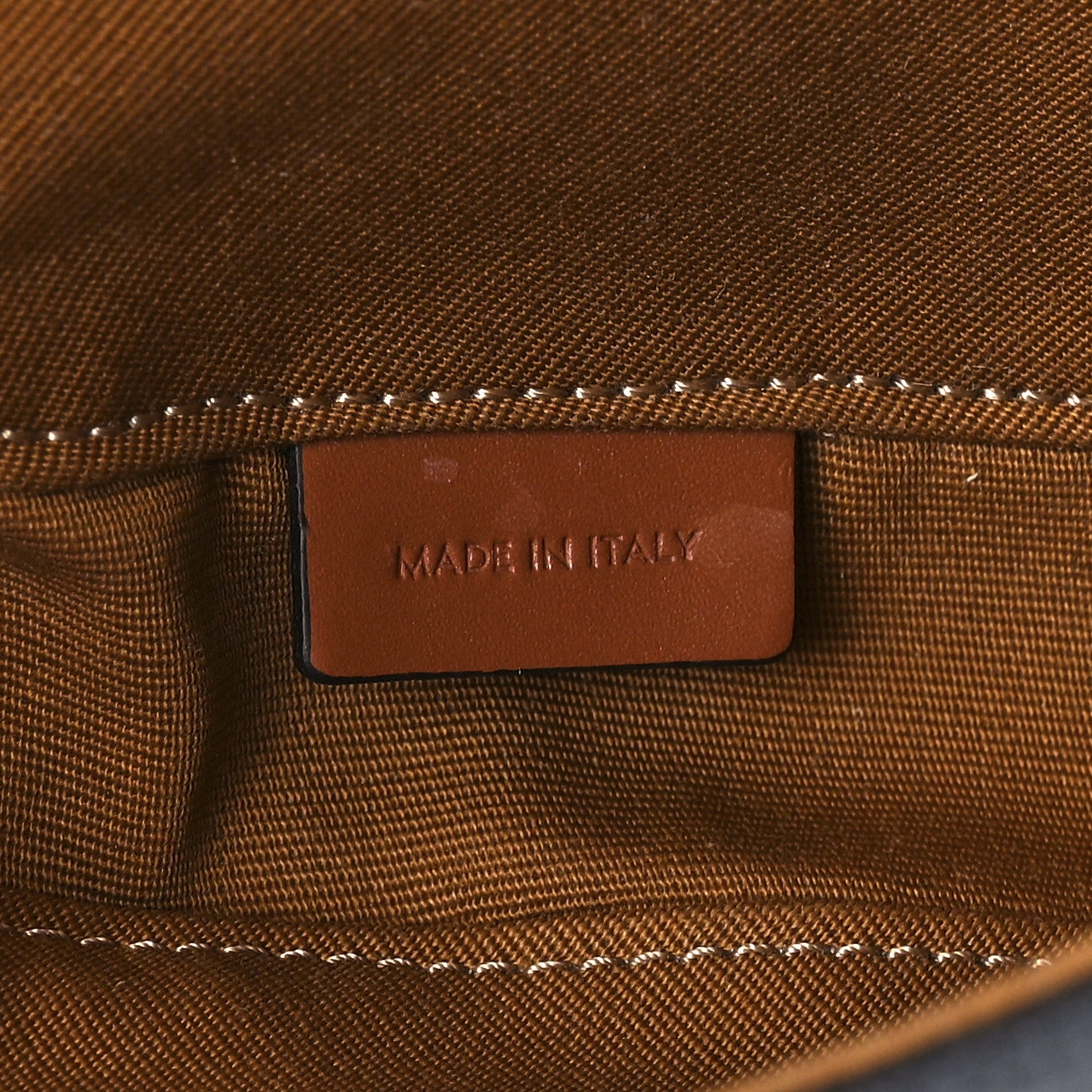 Celine Triomphe Canvas Triangle Crossbody Bag Tan 6 of 9