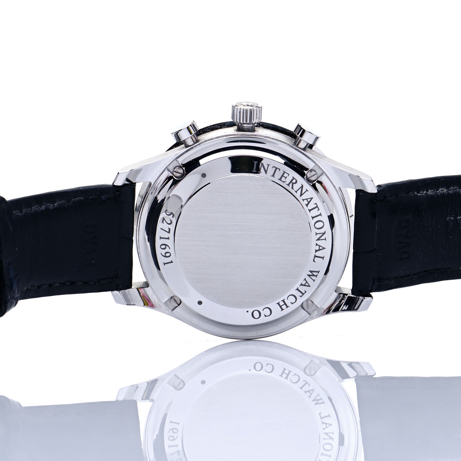 IWC Stainless Steel Alligator 41mm Portugieser Chronograph Automatic Watch IW371417 5 of 14