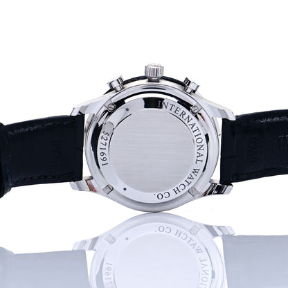 IWC Stainless Steel Alligator 41mm Portugieser Chronograph Automatic Watch IW371417 5 of 14