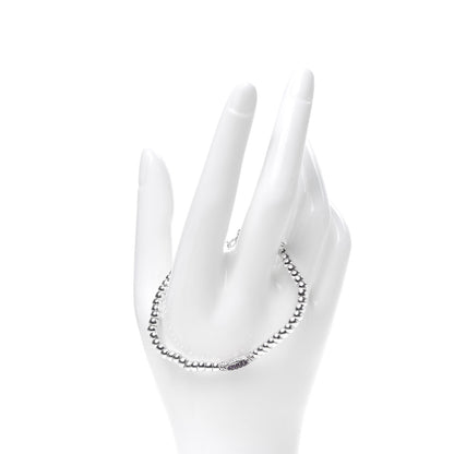 John Hardy Sterling Silver Amethyst Bedeg Bead Bracelet 2 of 5