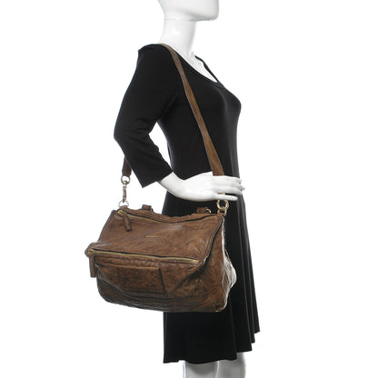 Givenchy Tumbled Sheepskin Medium Pandora Charcoal 2 of 10
