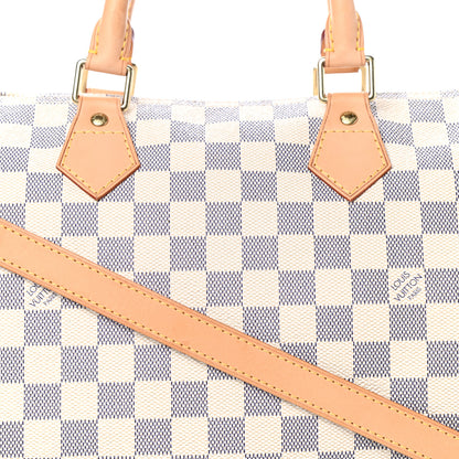 Louis Vuitton Damier Azur Speedy Bandouliere 35 7 of 9