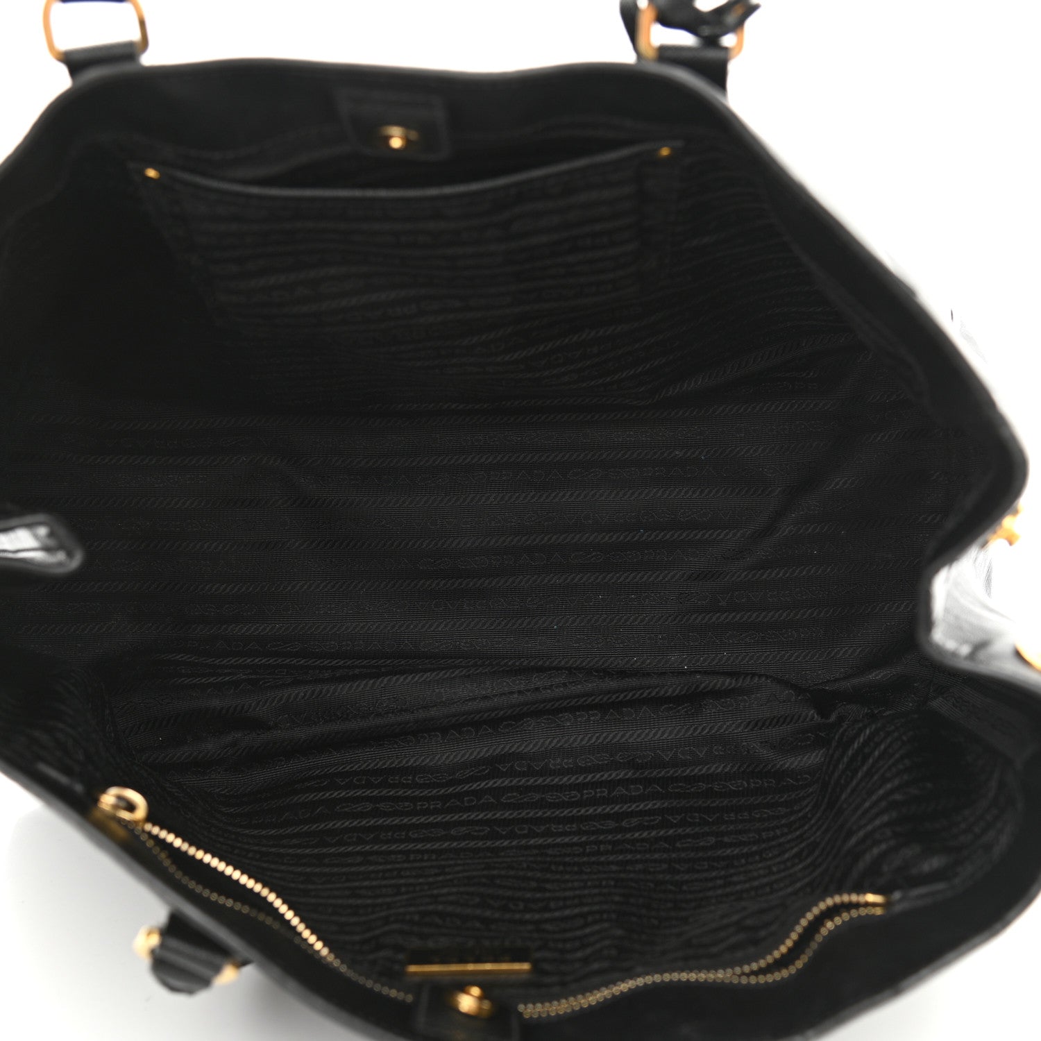 Prada Saffiano Lux Large Tote Black 4 of 12