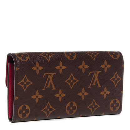 Louis Vuitton Monogram Emilie Wallet Fuchsia 4 of 7
