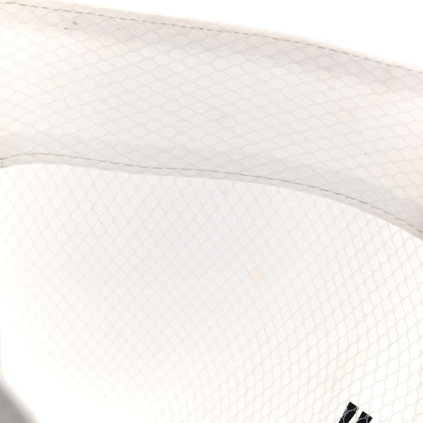 Nylon Sculpture Tote Bag White