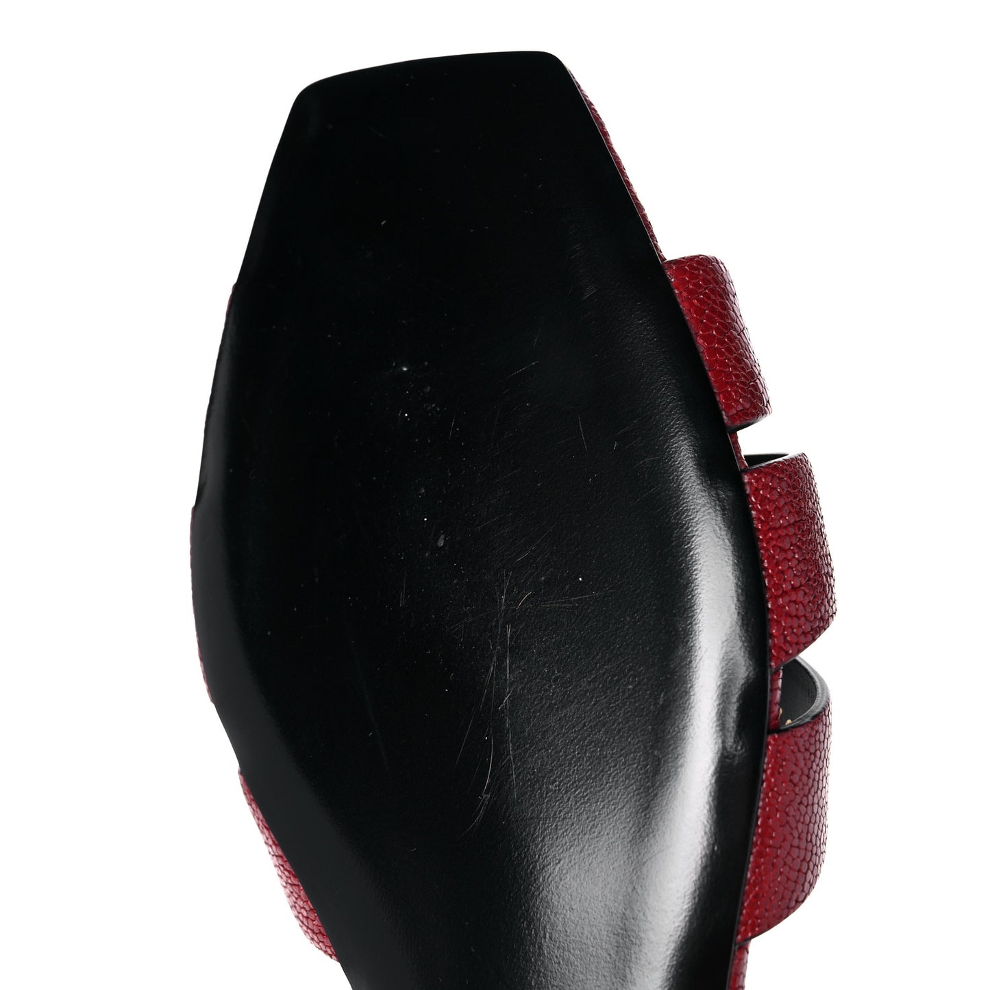 Grain De Poudre Nu Pied 05 Slide Sandals 37.5 Cordovan