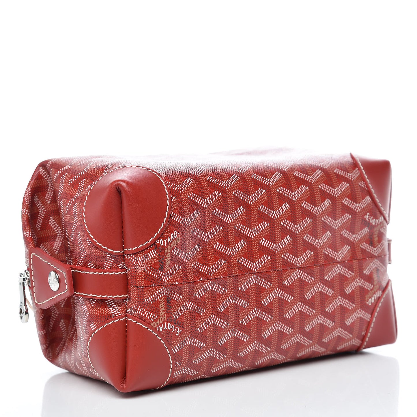 Goyardine Boeing 25 Trousse de Toilette Red