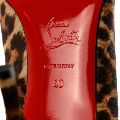 Christian Louboutin Pony Hair Geo Spike Leopard Pumps 40 7 of 7