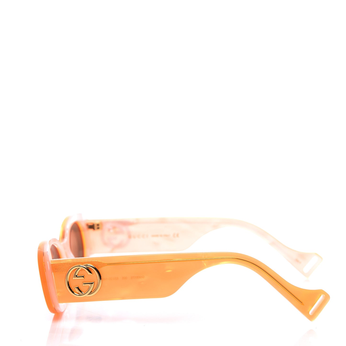 Acetate Oval Sunglasses GG0517S Orange