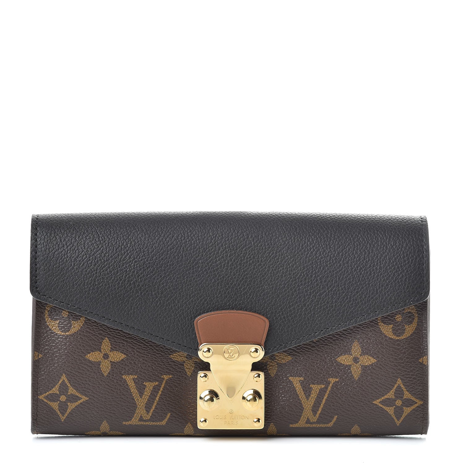 Louis Vuitton Monogram Pallas Wallet Black 1 of 8