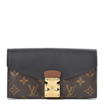 Louis Vuitton Monogram Pallas Wallet Black 1 of 8