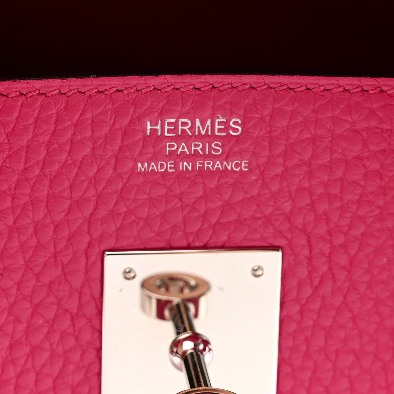 Hermes Taurillon Clemence Birkin 30 Rose Shocking 6 of 11