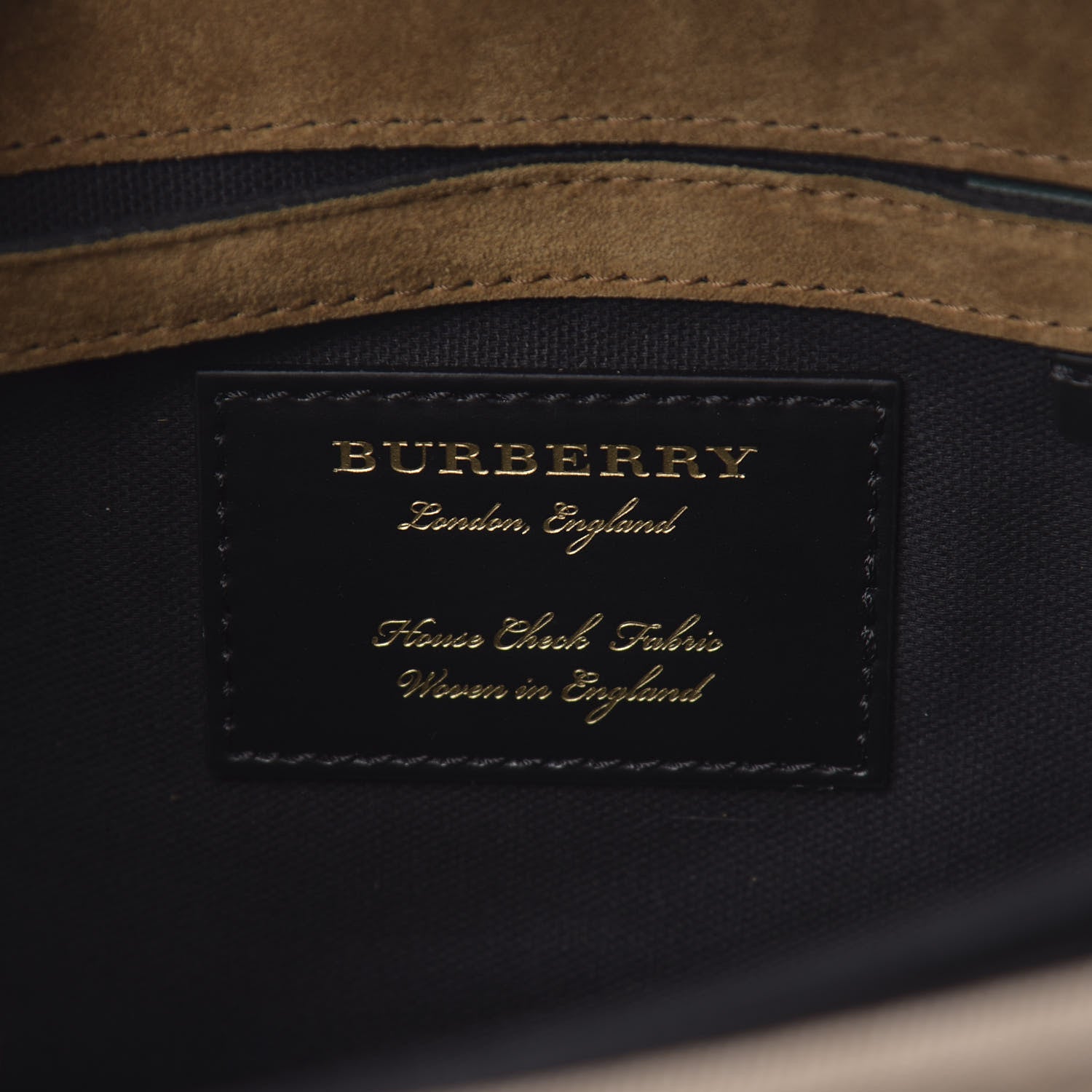 Burberry Derby Calfskin House Check Small Macken Crossbody Bag Dark Bottle Green 5 of 10