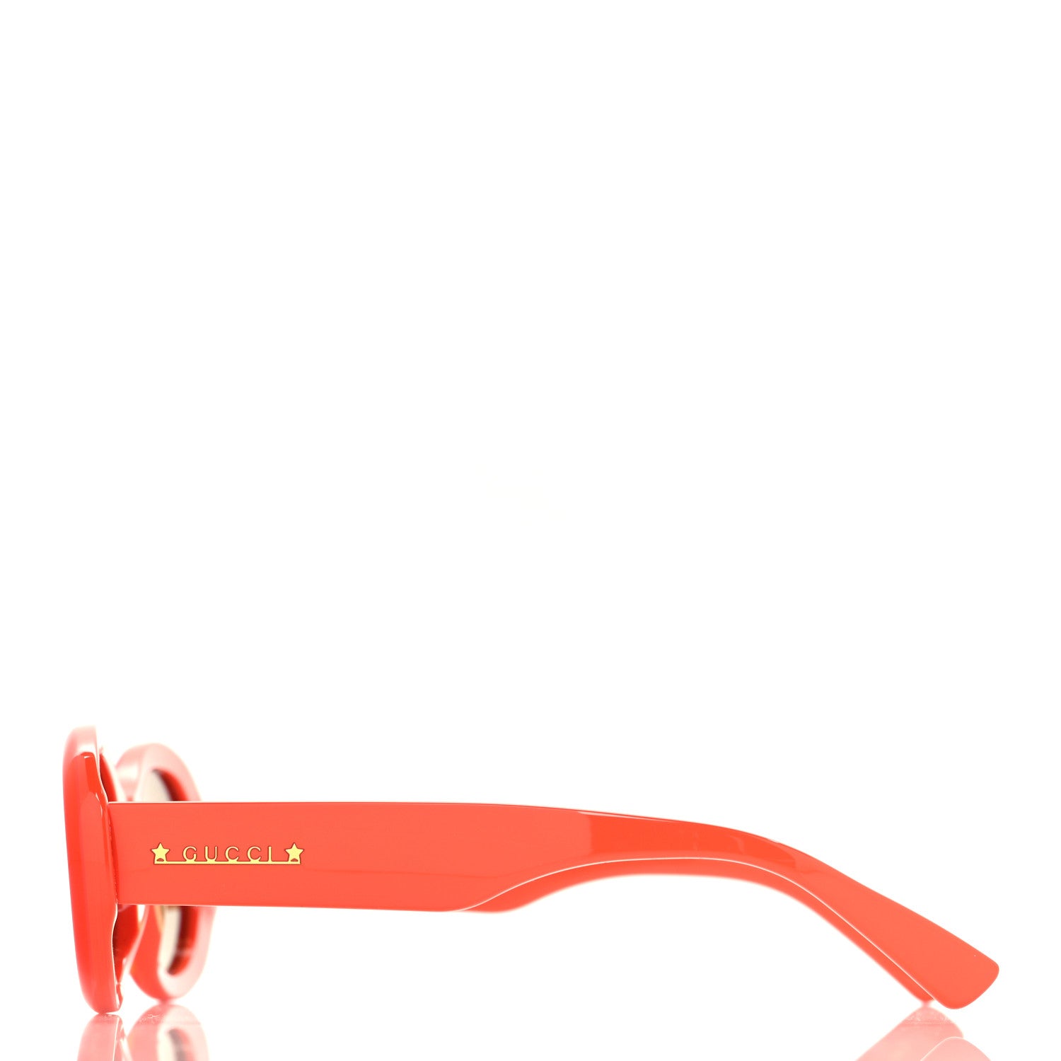 Gucci Acetate Oval Frame GG1587S Sunglasses Orange 3 of 7