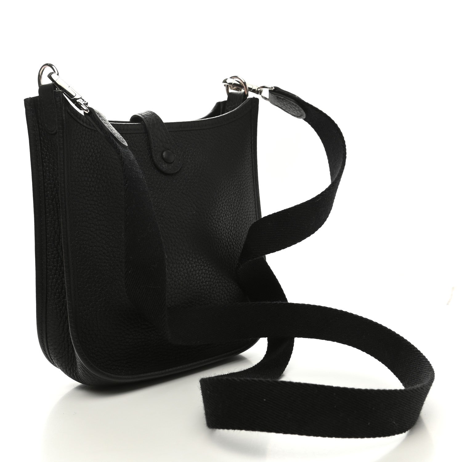 Hermes Taurillon Clemence Evelyne TPM Black 3 of 11
