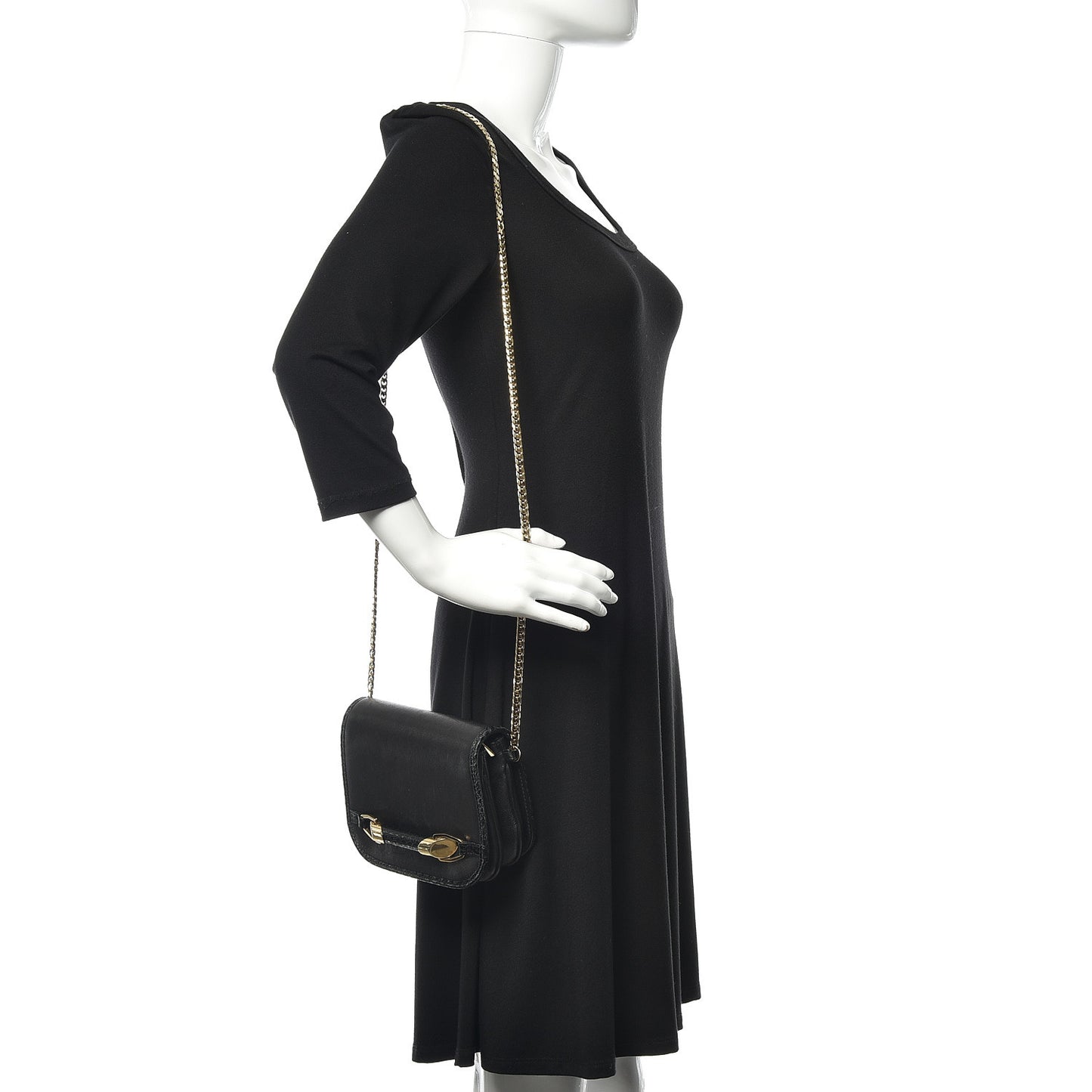 Lambskin Elaphe Zadie Flap Bag Black