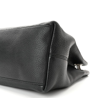 Gucci Pebbled Calfskin Studded Medium Soho Chain Shoulder Bag Black 10 of 10