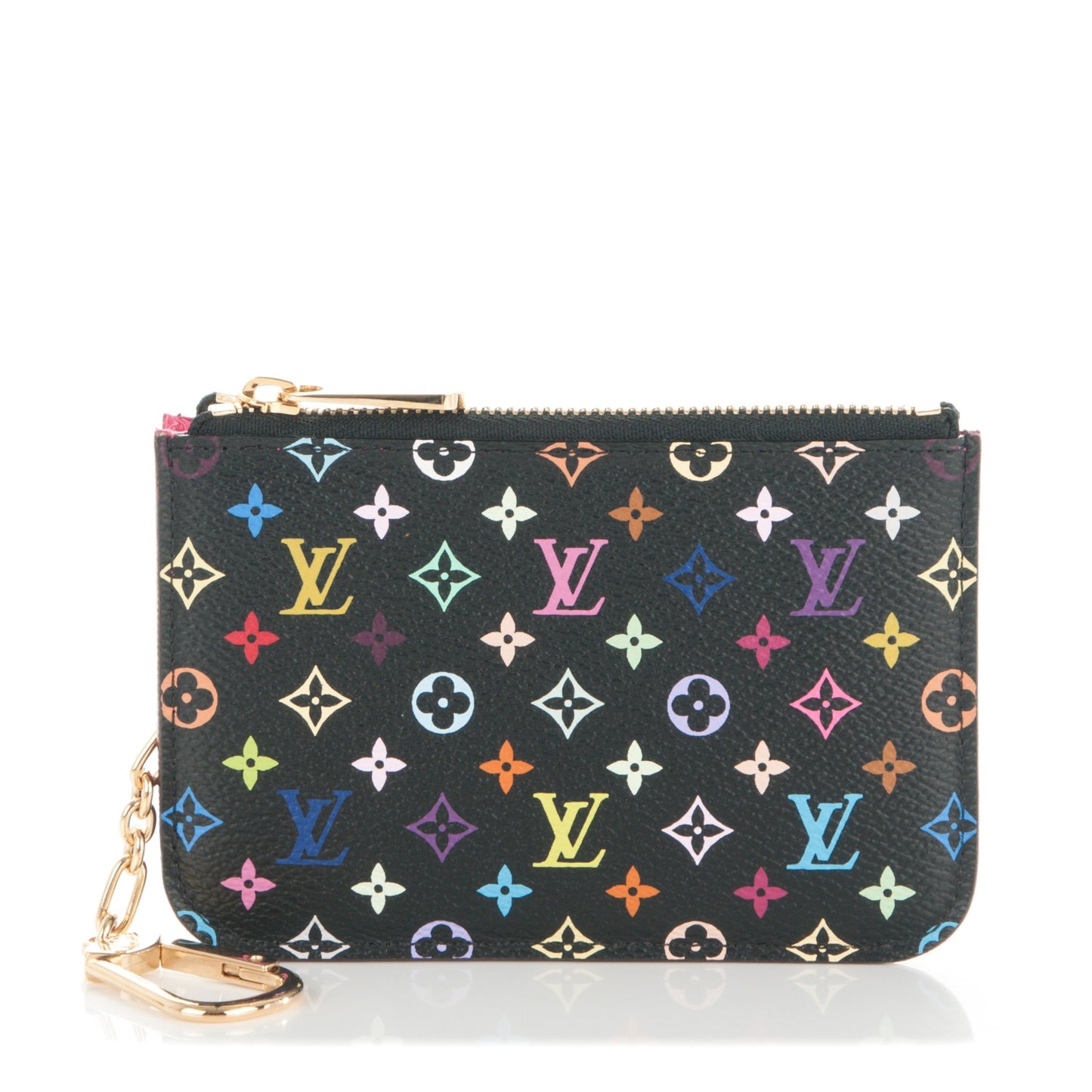 Monogram Multicolor Key Pouch Black Grenade
