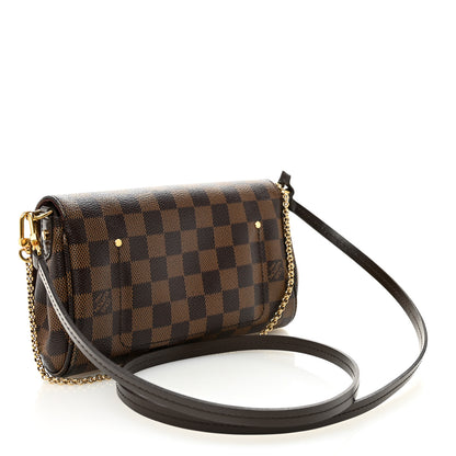 Louis Vuitton Damier Ebene Favorite PM 3 of 9