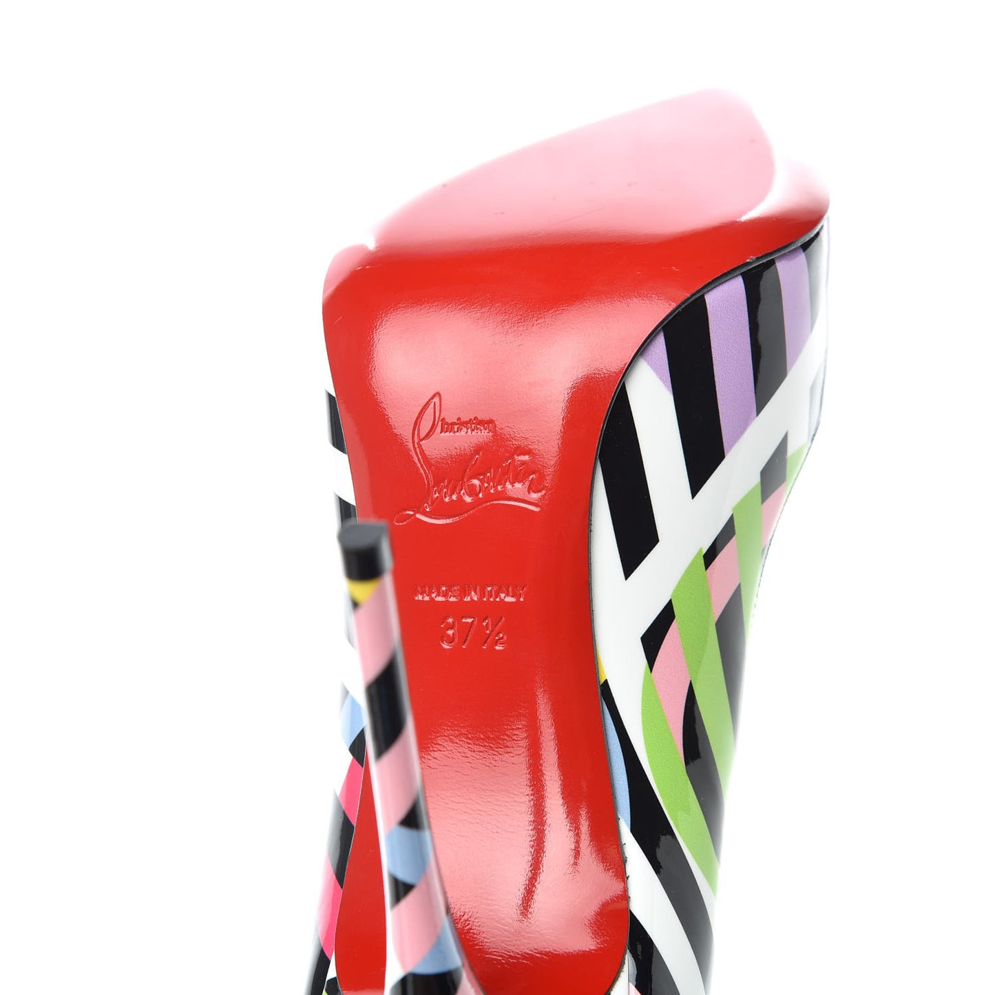 Patent Cinestripes Pigalle Follies 100 Pumps 37.5 Multi