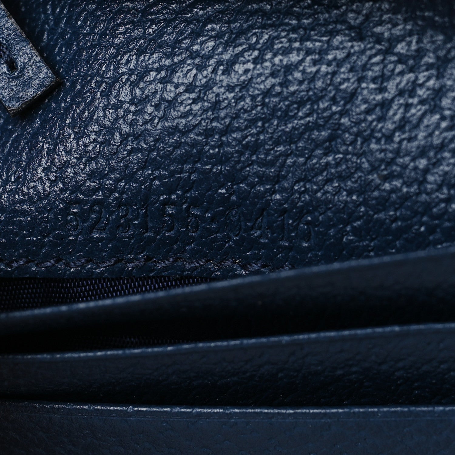 Gucci Textured Calfskin Web Ophidia Card Case Blue Agata 7 of 8