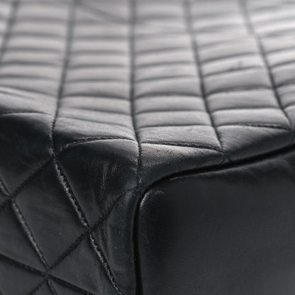 Chanel Lambskin Quilted Shoulder Bag Black 9 of 10