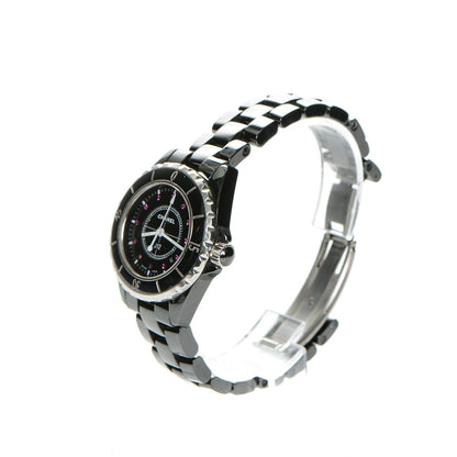 Chanel Stainless Steel Ceramic Ruby 33mm J12 Quartz Watch Black 3 of 7
