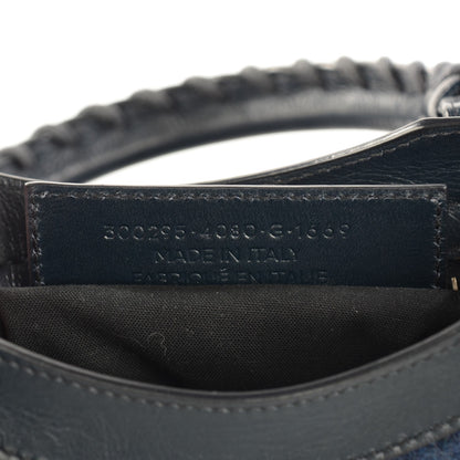 Balenciaga Alpaca Classic Hardware Mini City Bleu Persan 8 of 8