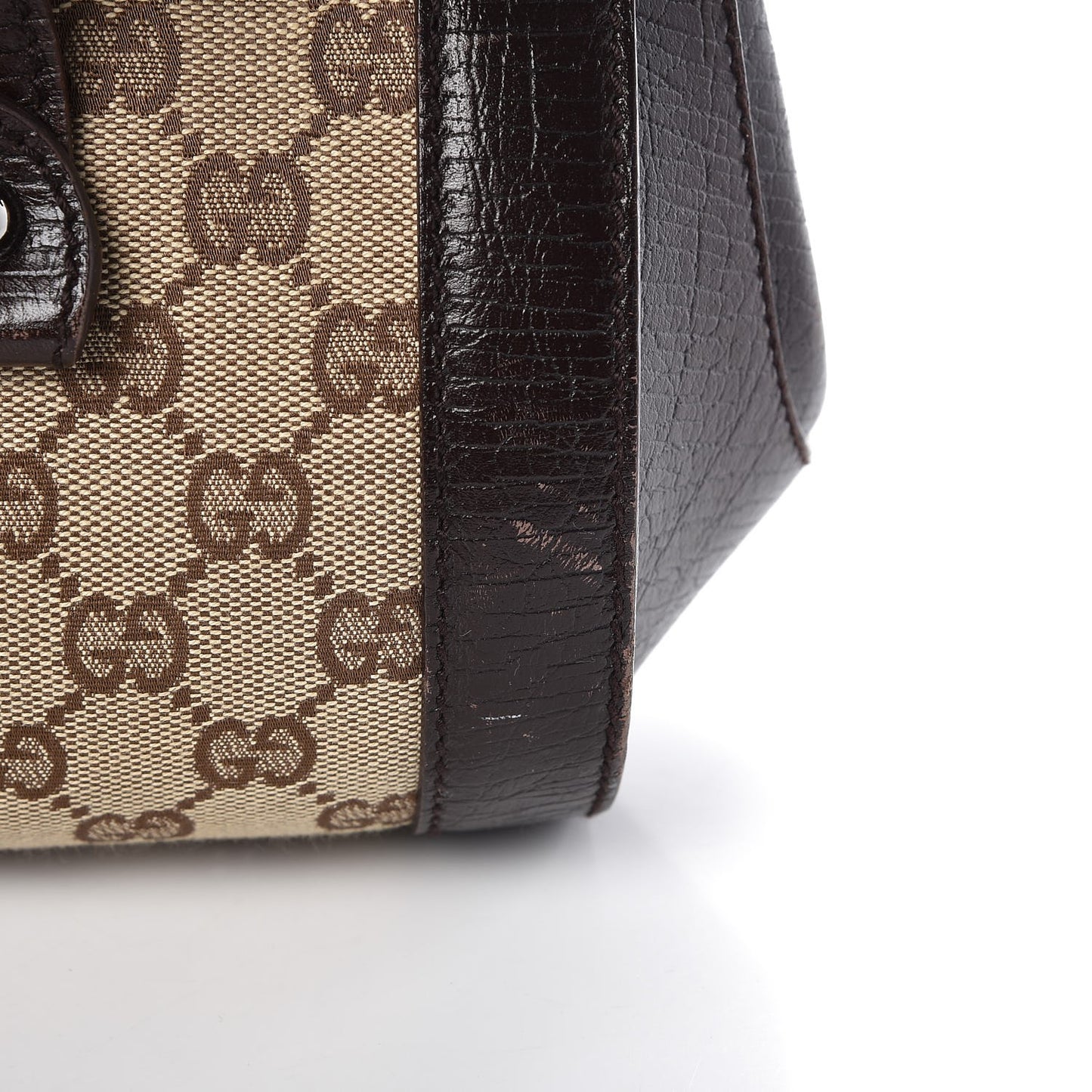 Monogram Bamboo Bullet Handbag Brown