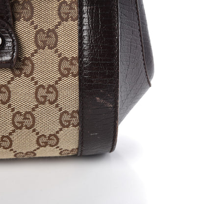 Gucci Monogram Bamboo Bullet Handbag Brown 9 of 15