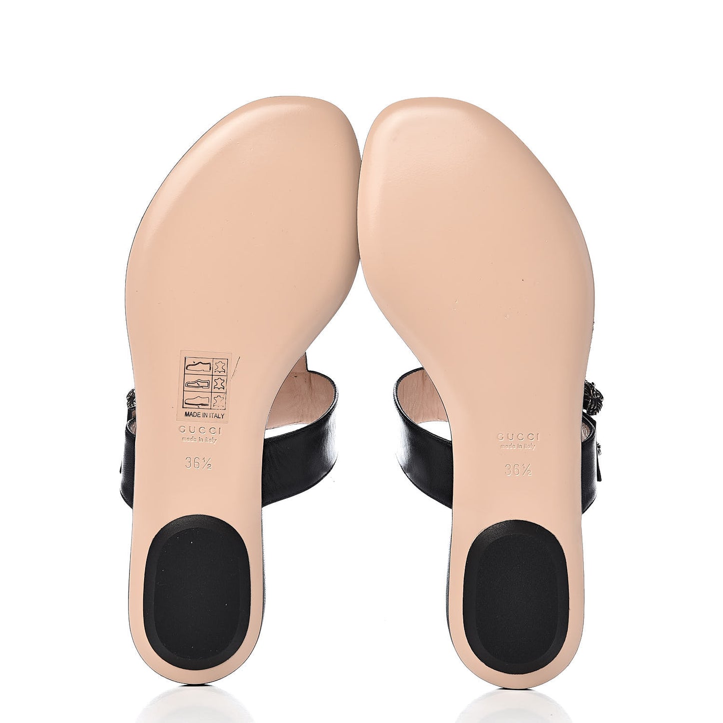 Malaga Kid Dionysus Thong Sandals 36.5 Black