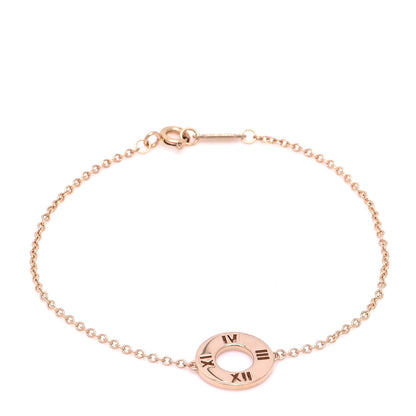 Tiffany 18K Rose Gold Diamond Atlas Pierced Bracelet 4 of 7