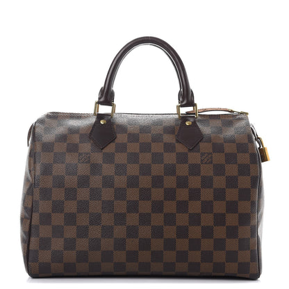 Louis Vuitton Damier Ebene Speedy 30 1 of 14