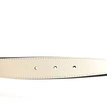 Gucci Moon Calfskin Zumi 30mm Belt 65 26 Off White 4 of 5